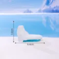 Miniature Iceberg Figurine Glitter Snow Scene Decor DIY Micro Landscape Accessory Sparkly - No. 10 Short Fine Glitter Iceberg