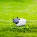 Miniature sheep figurine resin craft for moss micro landscape DIY garden decoration 2.8cm - No. 5 Grey Sheep