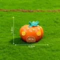 Miniatura figura de casa de calabaza de resina para jardín de hadas decoración DIY - Casa calabaza n.º 9