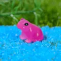 Harz leuchtender Frosch Miniatur Figur Ornament Mikrolandschaft Garten Dekoration. - Stil H