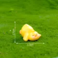 Mini figurine de canard jaune en résine, joli jouet de micro paysage pour le bureau. - Petits canards jaunes et blancs lot de 10 / N° 9 Jaune – Allongé