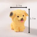Linda figura de cachorro de resina para paisaje en miniatura, decoración de escritorio y auto. - Pug