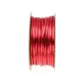 Red PU leather cord 2mm for DIY bracelets necklaces handmade jewelry crafting accessories roll. - Red