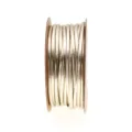 Gold PU leather cord spool 2mm round faux leather string for DIY jewelry making handmade bracelets - Gold