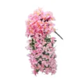 Flor Artificial de Bougainvillea Colgante Rosa Planta Falsa para Decoración - Rosa