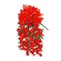 Bougainvillea artificial flor colgante planta falsa para decoracion de interior y exterior - Rojo