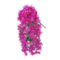 Flor artificial colgante de buganvilla en magenta, ideal para decoración interior y exterior. - Fucsia