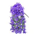 Flor colgante artificial morada vid planta falsa para decoración de pared interior 1ud - Azul