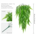 Artificial fern hanging plant wall decor green plastic vine plant 86cm length 1pcs - DZH178-07
