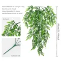 Artificial hanging fern plant 80cm faux vine for home wall decor and piping decoration. - DZH178-10