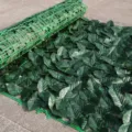 Cerca de hojas verdes artificiales rollo jardin pared decoracion malla decoracion - 1m*1m / Hojas de manzana oscuras con rejilla