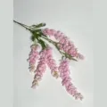 Enredadera de flores de glicinia rosa de 6 horquillas para decoración de techo de boda - Rosa Claro