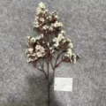 Artificial baby breath flower branch beige fake floral home decor wedding arrangement - 16-Head Silk Baby's Breath, 1 Stem - Grey