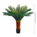Planta de Cícada Artificial en Maceta Falsa Palmera Árbol Verde para Oficina Hogar 110cm - Palma cica grande