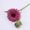 Flor artificial ramo morado decoracion hogar planta falsa centro mesa variante. - Girasol de Pintura al Óleo de Cabezales Dobles / Violeta Claro
