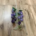 Artificial purple bellflower silk flower stem for home wedding decoration floral arrangement - Bell Yucca - Purple Blue (1 Stem)