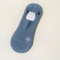 Calzini invisibili estivi traspiranti in rete da uomo con design a tinta unita quotidiano. - Taglia unica / Blu jeans