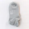Men's light grey mesh breathable low cut boat socks casual daily wear comfortable ankle socks - One Size / 03 Light Grey