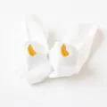 White cute yellow banana embroidery short socks for women, comfortable breathable casual ankle socks. - One Size / Banana