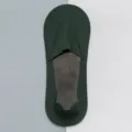 Herren dunkelgrüne unsichtbare Bootssocken mit Silikon-Griff, bequeme Sommersocken - Einheitsgröße / 05 Armeegrün