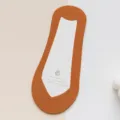 Women ice silk invisible boat socks summer thin solid color shallow mouth low cut socks - One Size / 09 Caramel Color