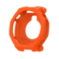 Orange silicone protective case compatible with Amazfit T-Rex Ultra 2 hollow watch cover - Orange