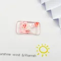 Cabujones de caramelos de resina DIY dijes de corazón rosa para funda de teléfono joyas - Caramelo n.º 3