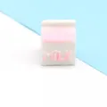 Ciondolo scatola di latte 3D in resina per custodia fai da te, mini ornamento artigianale. - Scatola di latte rosa