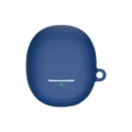 Custodia protettiva in silicone per auricolari wireless Xiaomi Buds 4 blu scuro con anello. - Blu Notte