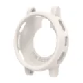 Fundas protectora de silicona para reloj inteligente, diseño hueco, color blanco. - Luz de Estrellas