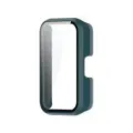 PC beschermhoes met schermbeveiliging voor Samsung Galaxy Fit3 smartwatch groene accessoire - Groen
