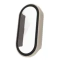 Carcasa protectora integrada lisa y película de pantalla para pulsera inteligente, claro. - Mi 10 / 10 NFC / Marfil