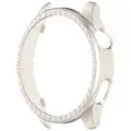 Funda parachoques smartwatch diamantes plateados elegante marco PC protector accesorios reloj. - Luz de Estrellas Esmerilado