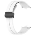 Cinturino per orologio in silicone bianco con chiusura magnetica, vista dettagliata di ricambio. - Bianco