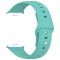 Mint green silicone replacement watch band detail, flexible and breathable strap design. - Watch GT Band / Mint Green