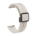 Replacement silicone watch band 22mm with magnetic folding clasp, comfortable and durable. - 22mm Watch Bands / Starlight