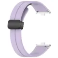 Cinturino di ricambio in silicone con chiusura magnetica e connettore da 22mm - Viola chiaro
