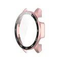 Custodia protettiva con vetro temperato per smartwatch Huawei Watch GT5 46mm accessori. - Stile Scala / Oro rosa