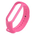 Rosa Silikon Ersatzarmband Armband kompatibel mit intelligenten Fitness-Trackern. - Rosa