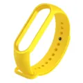 Correa de repuesto amarillo brillante para pulsera inteligente, material de silicona comoda. - Amarillo