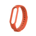 Correa de repuesto de silicona naranja para pulsera de actividad smart band 5 y 6. - Naranja