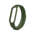 Ersatz Silikon Armband fuer Fitness Tracker, flexibel gruen Handgelenk Ersatz Zubehoer - Armeegrün