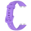 Μωβ λουράκι αντικατάστασης smartwatch σιλικόνης, διαπνέον αθλητικό TPU με αγκράφα. - Πασχαλιά