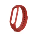 Roter Silikon Ersatzarmband Uhrenarmband kompatibel mit Smart Fitness Tracker. - Original-Rot