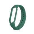 Ersatz Silikon Smartwatch Armband, kompatibel mit Fitness Tracker, dunkelgrün, flexibel und langlebig. - Dunkelgrün