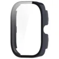 Protective case for Redmi Watch 5 with tempered glass screen protector anti-scratch PC cover - Ink Blue