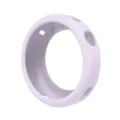 Helle lila Silikon Schutzhulle fur Smartwatch, sturzsicheres tragbares Zubehor Case - Fließendes Wolkenviolett