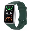 Bracelet de rechange en silicone pour tracker de fitness, accessoire impermeable durable. - Vert Méditation