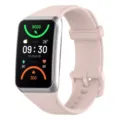 Bracelet de montre en silicone rose de rechange et boîtier pour tracker de fitness intelligent. - Rose vif
