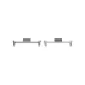 Metal watch band connector lugs replacement parts for smart fitness band accessories detail view - 1 Pair Pack / Gray